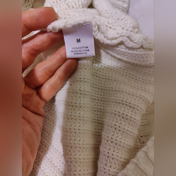Gypsy Warrior women's off white / cream sweater π€π€ (Medium) π€π€ - Picture 11 of 16